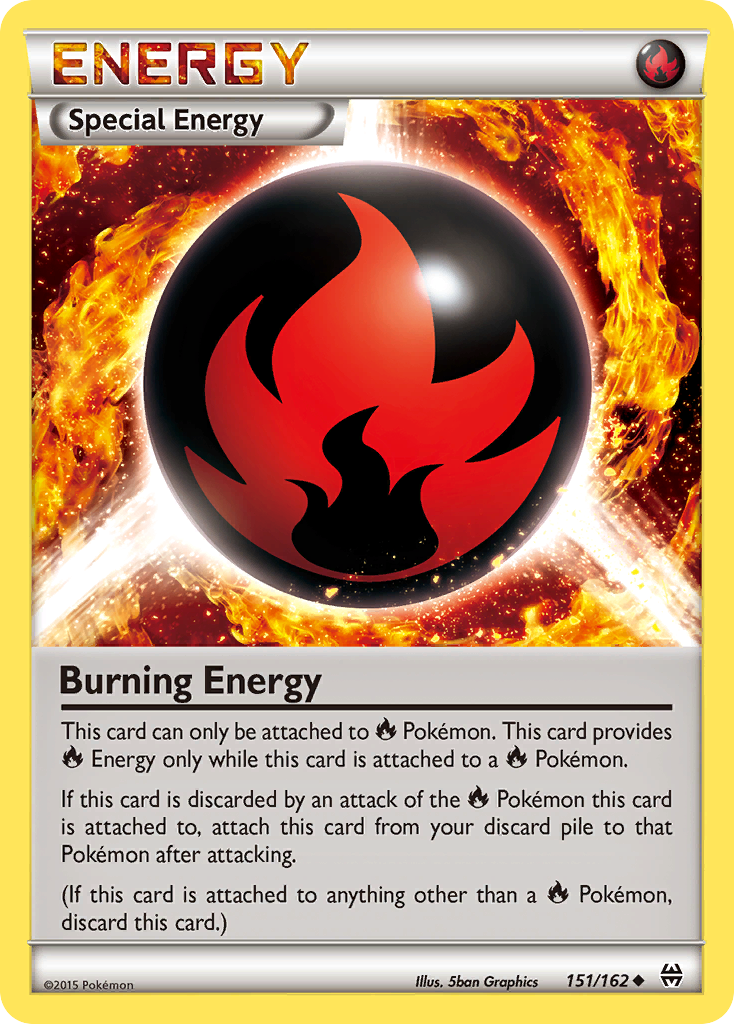 Burning Energy (151/162) [XY: BREAKthrough] | Cracking-Singles