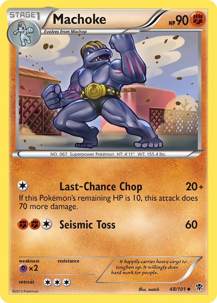 Machoke (48/101) [Black & White: Plasma Blast] | Cracking-Singles