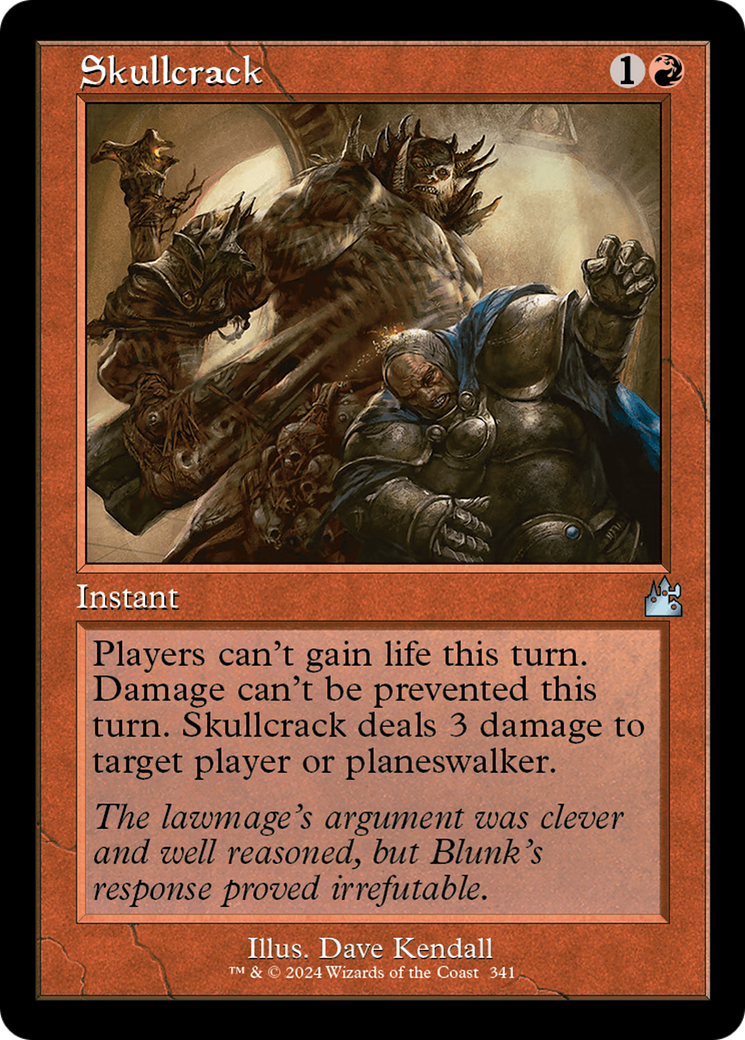 Skullcrack (Retro Frame) [Ravnica Remastered] | Cracking-Singles