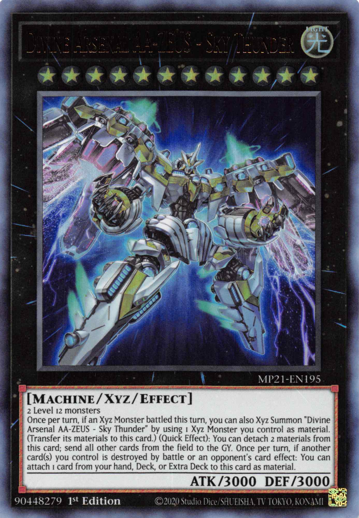 Divine Arsenal AA-ZEUS - Sky Thunder [MP21-EN195] Ultra Rare | Cracking-Singles