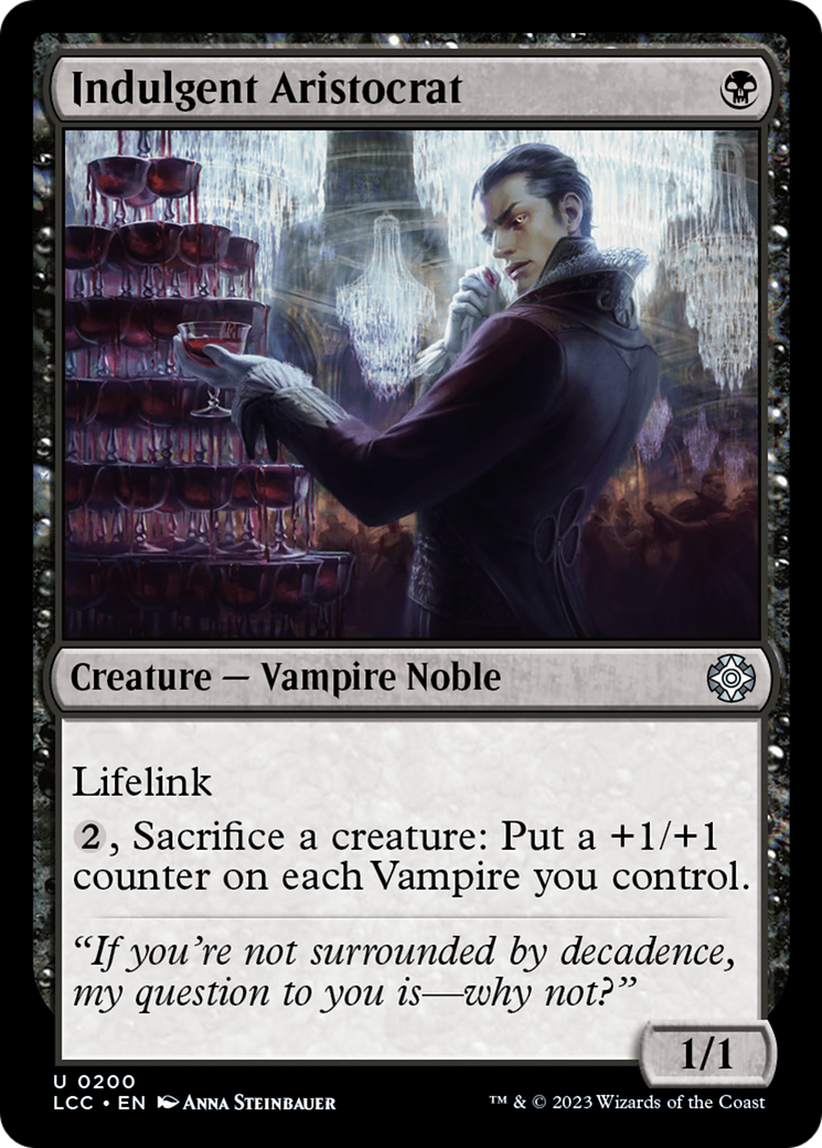 Indulgent Aristocrat [The Lost Caverns of Ixalan Commander] | Cracking-Singles