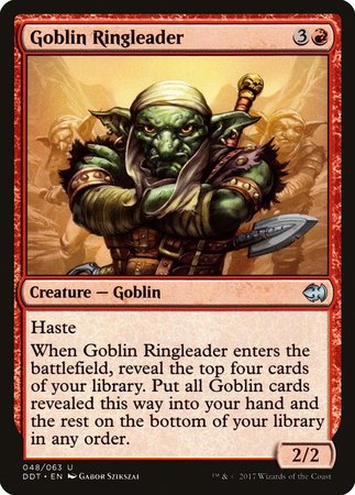 Goblin Ringleader [Duel Decks: Merfolk vs. Goblins] | Cracking-Singles