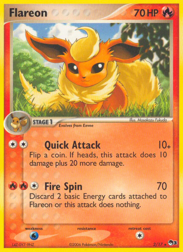 Flareon (2/17) [POP Series 3] | Cracking-Singles