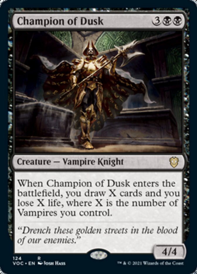 Champion of Dusk [Innistrad: Crimson Vow Commander] | Cracking-Singles