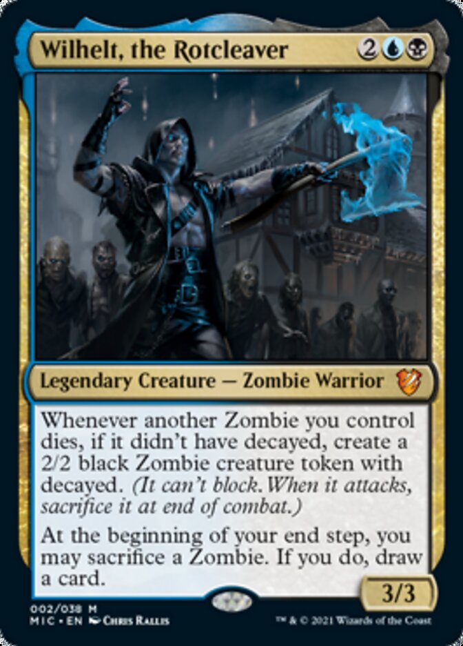 Wilhelt, the Rotcleaver (Display Commander) [Innistrad: Midnight Hunt Commander] | Cracking-Singles