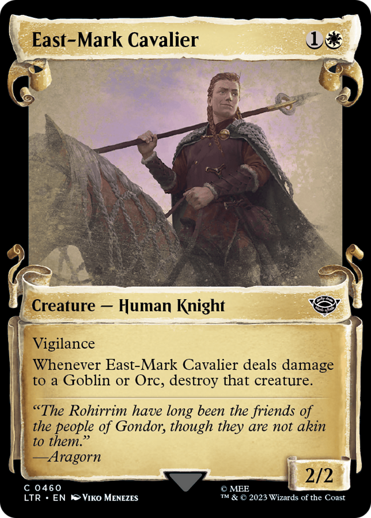 East-Mark Cavalier [The Lord of the Rings: Tales of Middle-Earth Showcase Scrolls] | Cracking-Singles