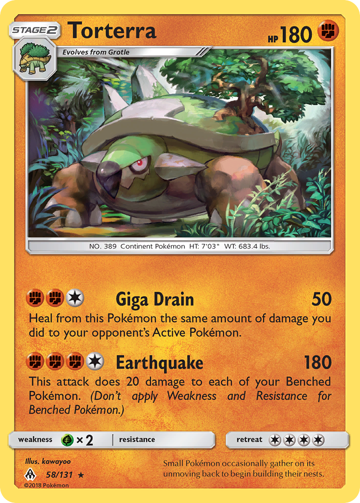 Torterra (58/131) [Sun & Moon: Forbidden Light] | Cracking-Singles