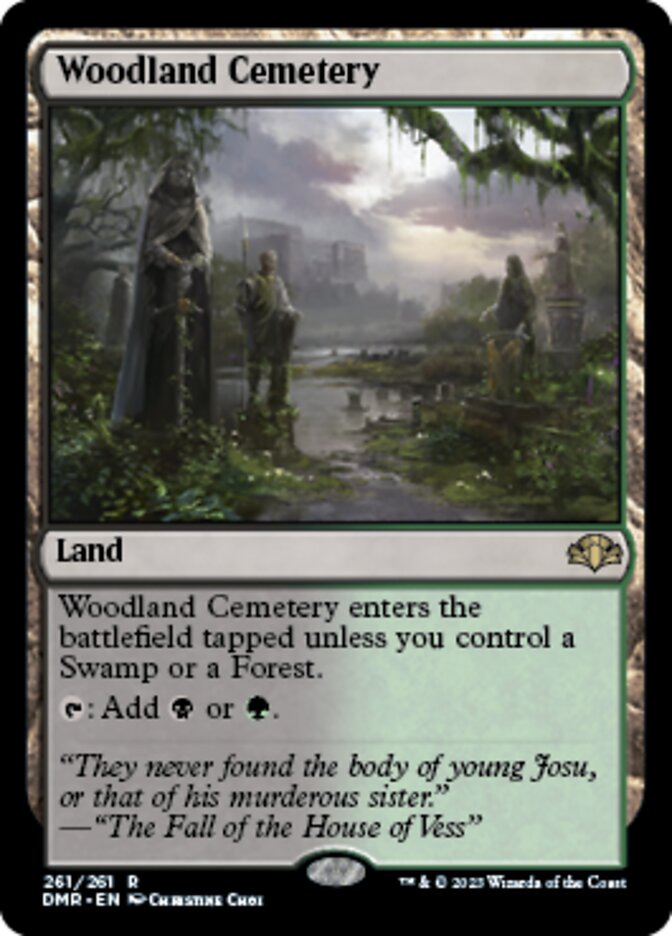 Woodland Cemetery [Dominaria Remastered] | Cracking-Singles