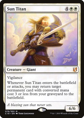 Sun Titan [Commander 2019] | Cracking-Singles