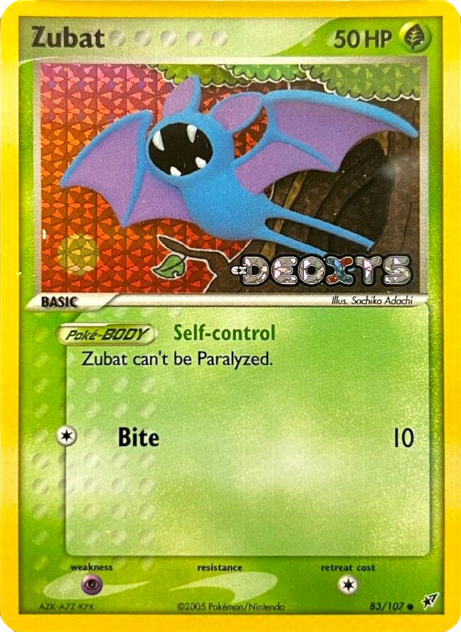 Zubat (83/107) (Stamped) [EX: Deoxys] | Cracking-Singles