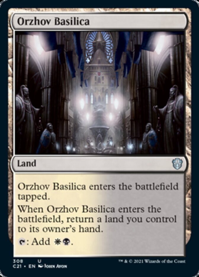 Orzhov Basilica [Commander 2021] | Cracking-Singles