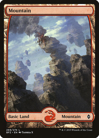 Mountain (269) - Full Art [Battle for Zendikar] | Cracking-Singles