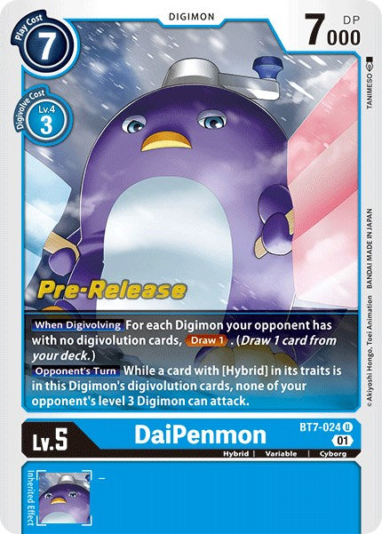 DaiPenmon [BT7-024] [Next Adventure Pre-Release Cards] | Cracking-Singles