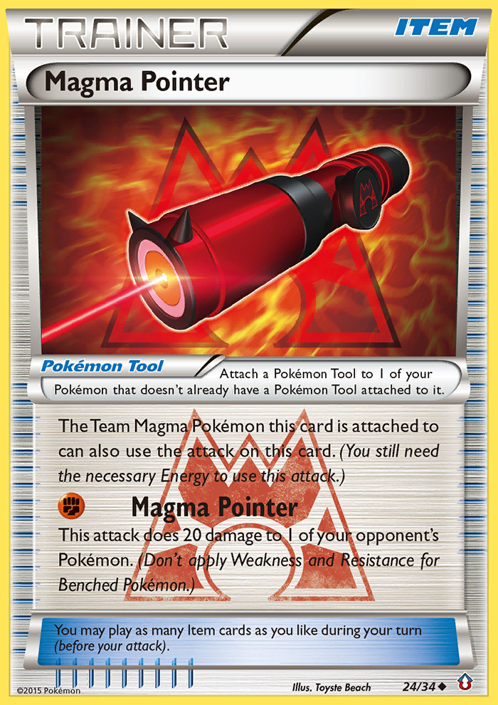 Magma Pointer (24/34) [XY: Double Crisis] | Cracking-Singles