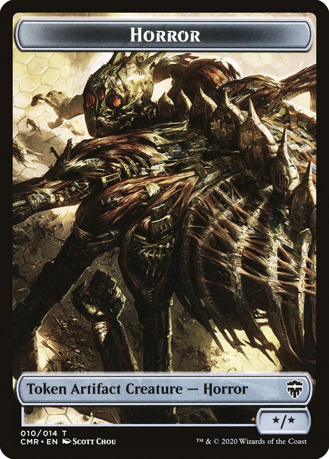 Horror Token [Commander Legends Tokens] | Cracking-Singles