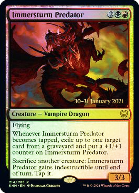 Immersturm Predator  [Kaldheim Prerelease Promos] | Cracking-Singles