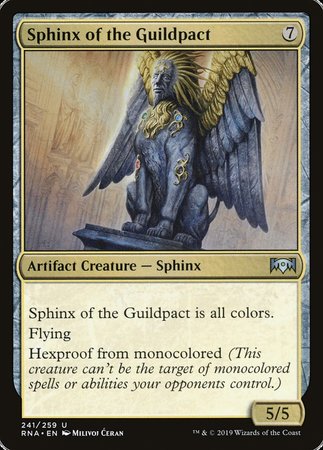 Sphinx of the Guildpact [Ravnica Allegiance] | Cracking-Singles