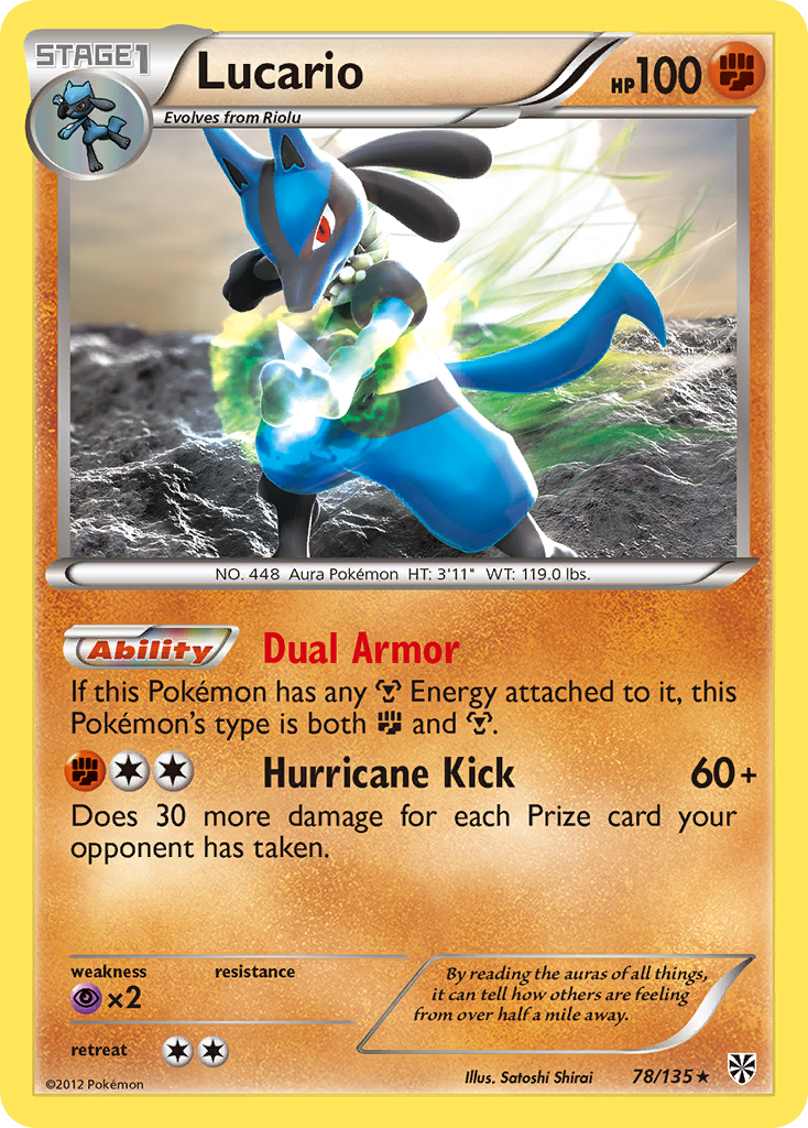 Lucario (78/135) [Black & White: Plasma Storm] | Cracking-Singles