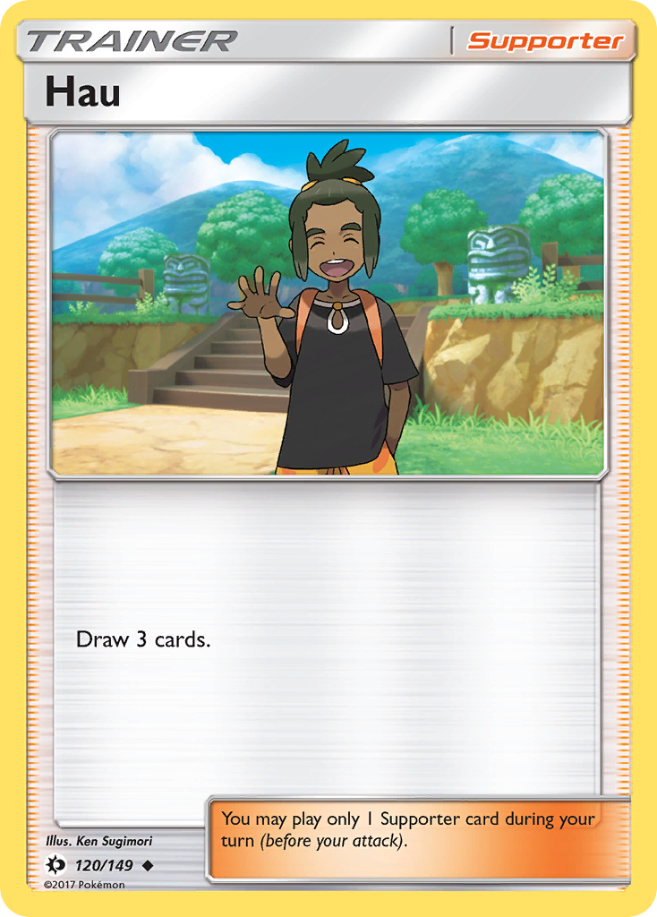 Hau (120/149) [Sun & Moon: Base Set] | Cracking-Singles