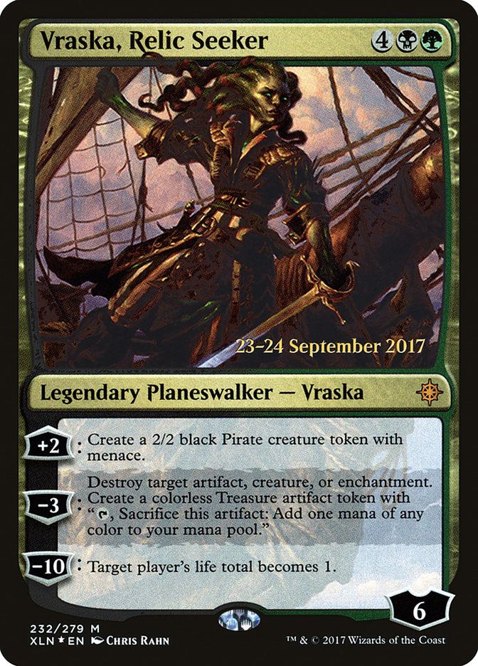 Vraska, Relic Seeker  [Ixalan Prerelease Promos] | Cracking-Singles