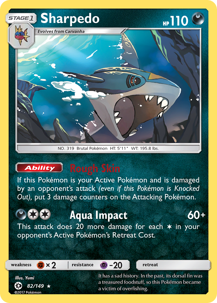 Sharpedo (82/149) [Sun & Moon: Base Set] | Cracking-Singles