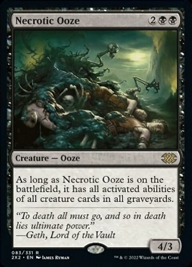 Necrotic Ooze [Double Masters 2022] | Cracking-Singles