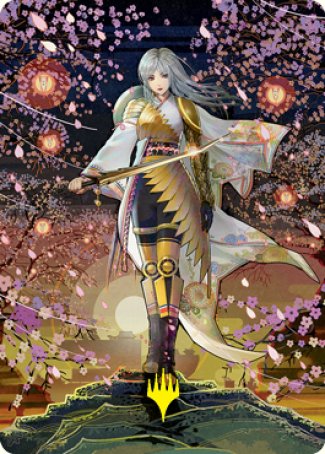 The Wandering Emperor 2 Art Card (Gold-Stamped Signature) [Kamigawa: Neon Dynasty Art Series] | Cracking-Singles