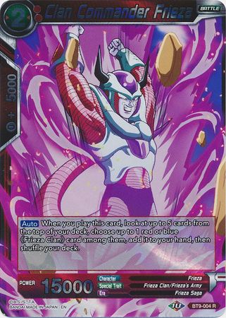 Clan Commander Frieza [BT9-004] | Cracking-Singles