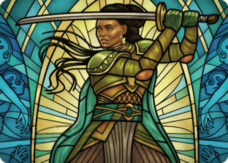 Shanna, Purifying Blade Art Card 2 [Dominaria United Art Series] | Cracking-Singles