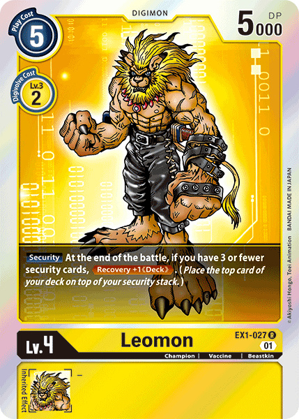 Leomon [EX1-027] [Classic Collection] | Cracking-Singles