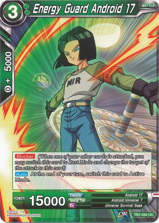 Energy Guard Android 17 [TB1-054] | Cracking-Singles