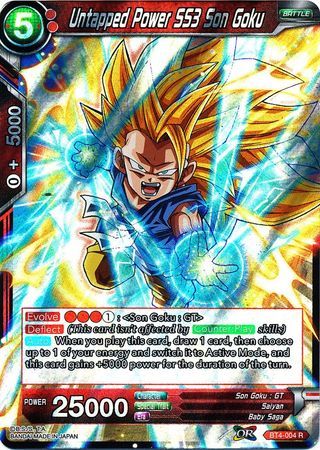 Untapped Power SS3 Son Goku [BT4-004] | Cracking-Singles