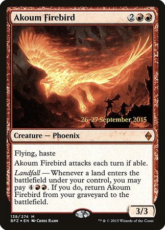 Akoum Firebird [Battle for Zendikar Prerelease Promos] | Cracking-Singles