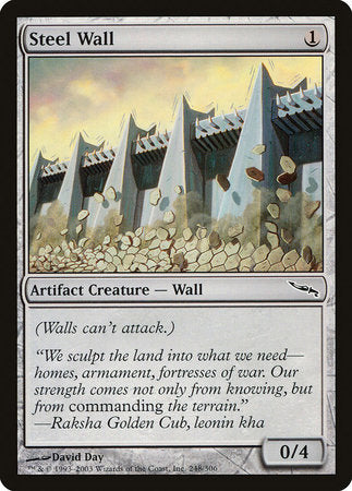 Steel Wall [Mirrodin] | Cracking-Singles