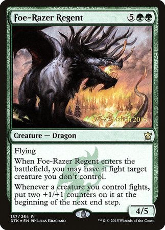 Foe-Razer Regent [Dragons of Tarkir Promos] | Cracking-Singles