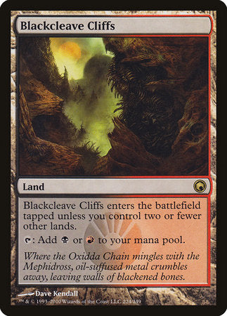 Blackcleave Cliffs [Scars of Mirrodin] | Cracking-Singles