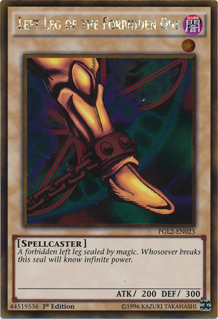 Left Leg of the Forbidden One [PGL2-EN023] Gold Rare | Cracking-Singles