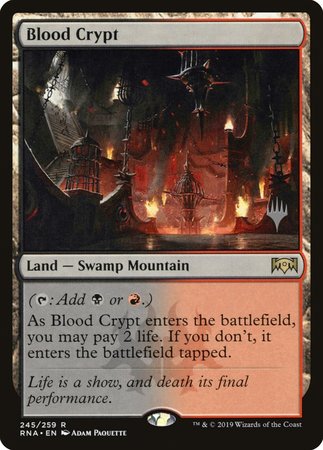 Blood Crypt [Ravnica Allegiance Promos] | Cracking-Singles