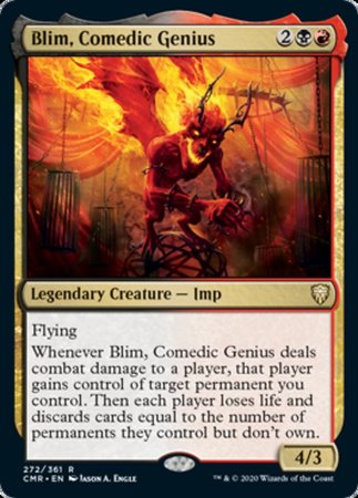 Blim, Comedic Genius [Commander Legends] | Cracking-Singles