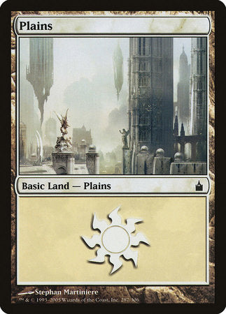 Plains (287) [Ravnica: City of Guilds] | Cracking-Singles