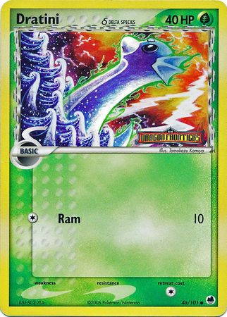 Dratini (46/101) (Delta Species) (Stamped) [EX: Dragon Frontiers] | Cracking-Singles