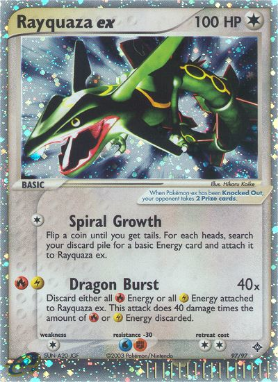 Rayquaza ex (97/97) [EX: Dragon] | Cracking-Singles