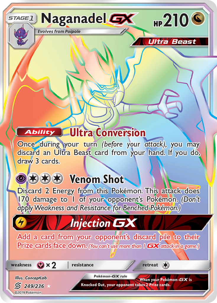 Naganadel GX (249/236) [Sun & Moon: Unified Minds] | Cracking-Singles