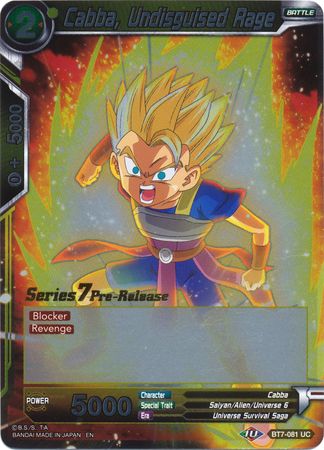 Cabba, Undisguised Rage [BT7-081_PR] | Cracking-Singles