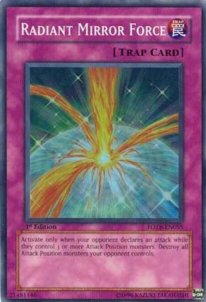 Radiant Mirror Force [FOTB-EN055] Super Rare | Cracking-Singles