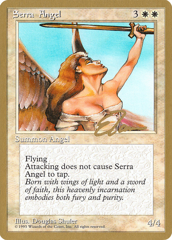 Serra Angel (Eric Tam) [Pro Tour Collector Set] | Cracking-Singles