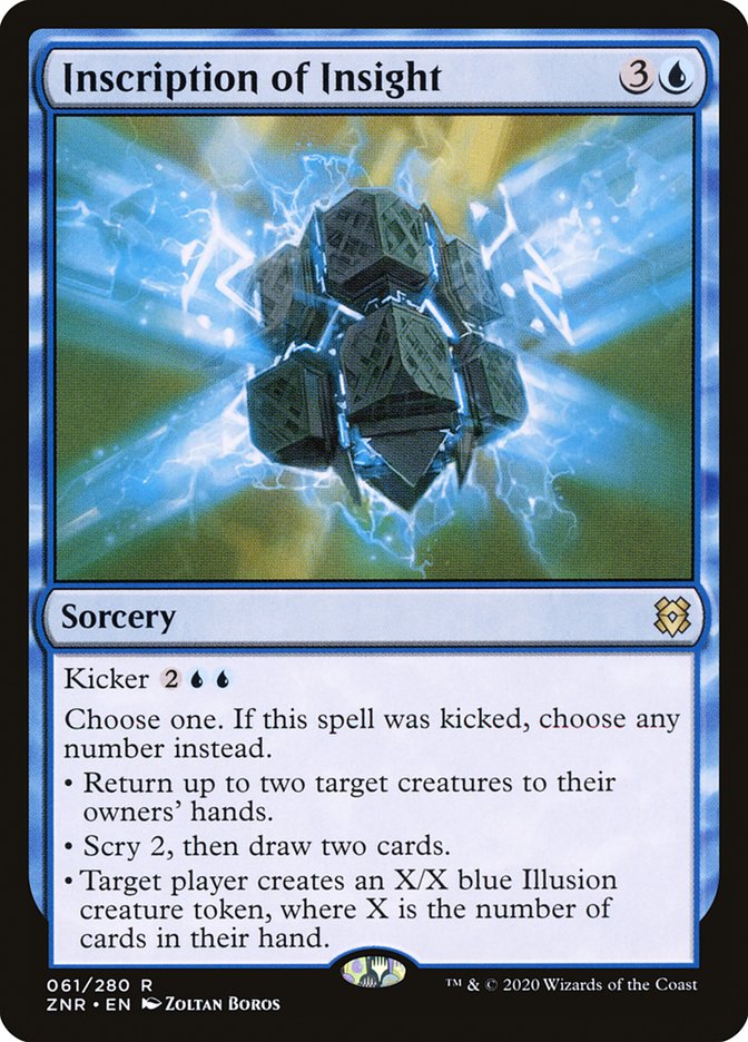 Inscription of Insight [Zendikar Rising] | Cracking-Singles