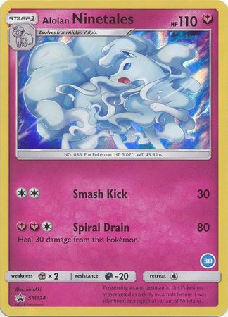 Alolan Ninetales (SM128) (Deck Exclusive #30) [Sun & Moon: Trainer Kit - Alolan Ninetales] | Cracking-Singles