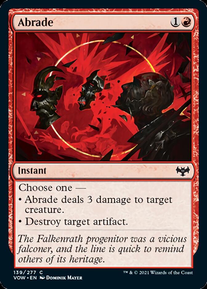 Abrade [Innistrad: Crimson Vow] | Cracking-Singles