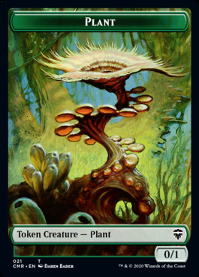 Illusion // Plant Token [Commander Legends Tokens] | Cracking-Singles